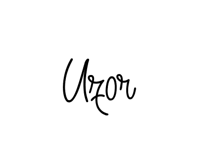 Make a beautiful signature design for name Uzor. Use this online signature maker to create a handwritten signature for free. Uzor signature style 5 images and pictures png