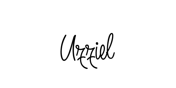 Once you've used our free online signature maker to create your best signature Angelique-Rose-font-FFP style, it's time to enjoy all of the benefits that Uzziel name signing documents. Uzziel signature style 5 images and pictures png