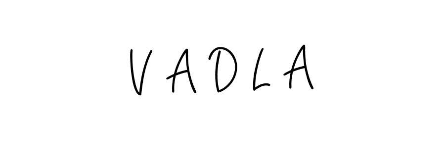 Create a beautiful signature design for name V A D L A. With this signature (Angelique-Rose-font-FFP) fonts, you can make a handwritten signature for free. V A D L A signature style 5 images and pictures png