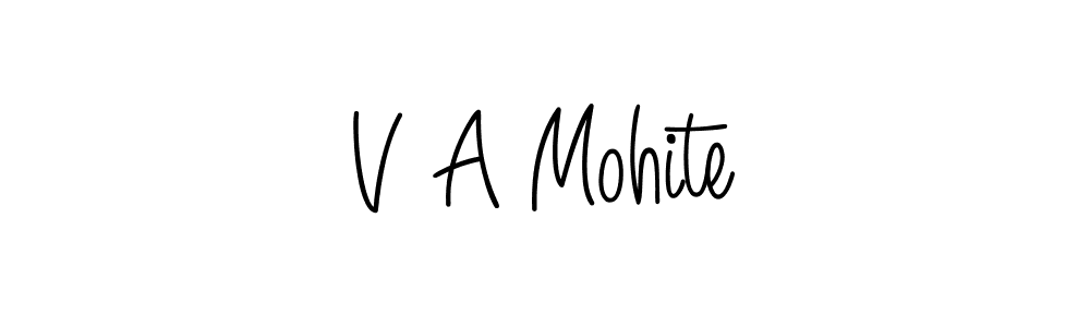 Here are the top 10 professional signature styles for the name V A Mohite. These are the best autograph styles you can use for your name. V A Mohite signature style 5 images and pictures png