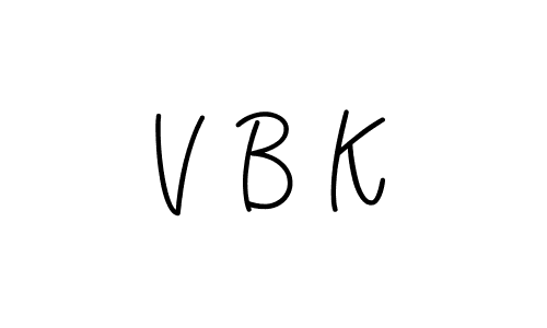 How to Draw V B K signature style? Angelique-Rose-font-FFP is a latest design signature styles for name V B K. V B K signature style 5 images and pictures png