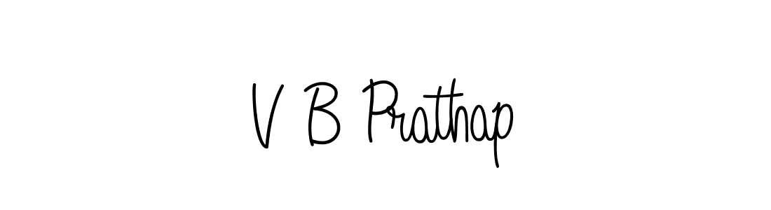 Make a beautiful signature design for name V B Prathap. Use this online signature maker to create a handwritten signature for free. V B Prathap signature style 5 images and pictures png