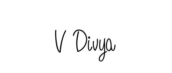 See photos of V Divya official signature by Spectra . Check more albums & portfolios. Read reviews & check more about Angelique-Rose-font-FFP font. V Divya signature style 5 images and pictures png