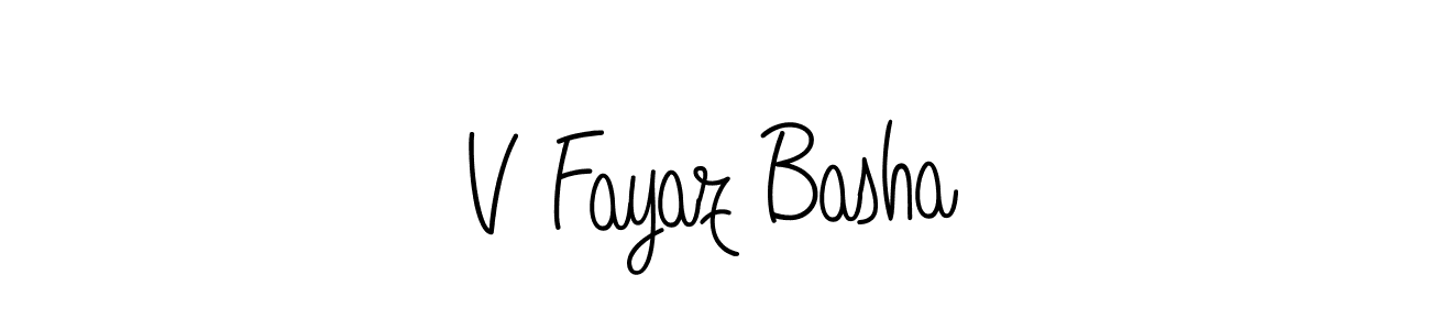 Check out images of Autograph of V Fayaz Basha name. Actor V Fayaz Basha Signature Style. Angelique-Rose-font-FFP is a professional sign style online. V Fayaz Basha signature style 5 images and pictures png