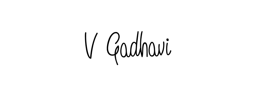This is the best signature style for the V Gadhavi name. Also you like these signature font (Angelique-Rose-font-FFP). Mix name signature. V Gadhavi signature style 5 images and pictures png