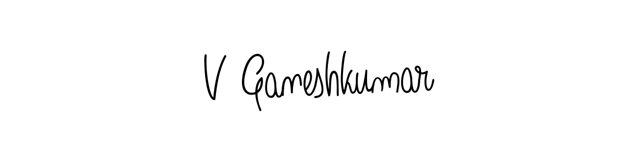 Also You can easily find your signature by using the search form. We will create V Ganeshkumar name handwritten signature images for you free of cost using Angelique-Rose-font-FFP sign style. V Ganeshkumar signature style 5 images and pictures png