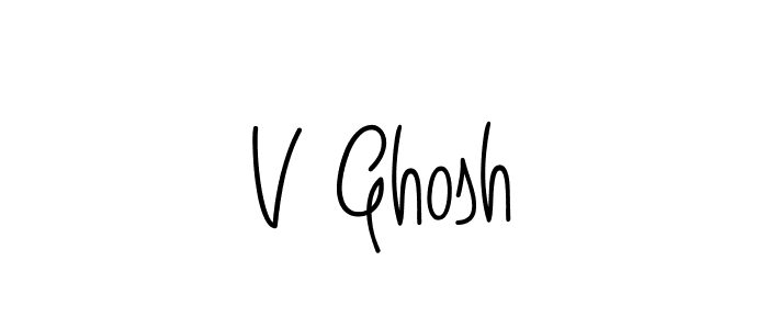 if you are searching for the best signature style for your name V Ghosh. so please give up your signature search. here we have designed multiple signature styles  using Angelique-Rose-font-FFP. V Ghosh signature style 5 images and pictures png
