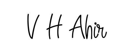 Angelique-Rose-font-FFP is a professional signature style that is perfect for those who want to add a touch of class to their signature. Get V H Ahir name fancy signature for free. V H Ahir signature style 5 images and pictures png