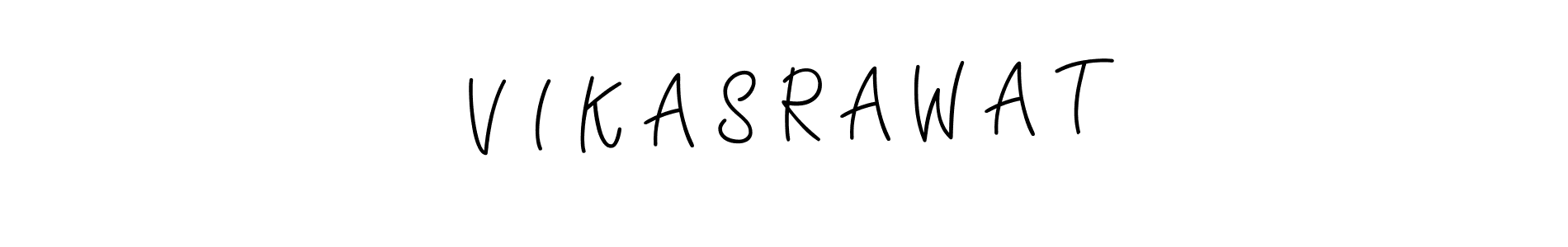 Create a beautiful signature design for name V I K A S R A W A T. With this signature (Angelique-Rose-font-FFP) fonts, you can make a handwritten signature for free. V I K A S R A W A T signature style 5 images and pictures png