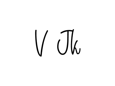 Here are the top 10 professional signature styles for the name V Jk. These are the best autograph styles you can use for your name. V Jk signature style 5 images and pictures png