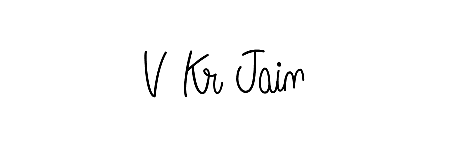 Here are the top 10 professional signature styles for the name V Kr Jain. These are the best autograph styles you can use for your name. V Kr Jain signature style 5 images and pictures png