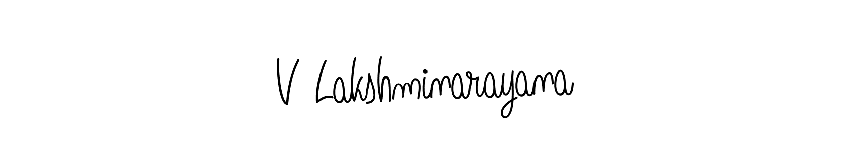 It looks lik you need a new signature style for name V Lakshminarayana. Design unique handwritten (Angelique-Rose-font-FFP) signature with our free signature maker in just a few clicks. V Lakshminarayana signature style 5 images and pictures png