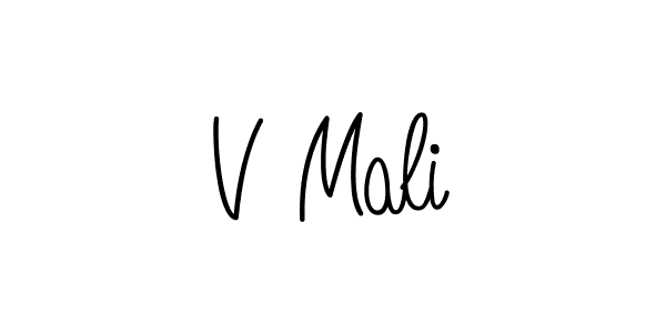 Similarly Angelique-Rose-font-FFP is the best handwritten signature design. Signature creator online .You can use it as an online autograph creator for name V Mali. V Mali signature style 5 images and pictures png