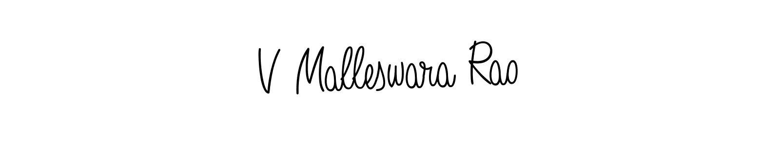 Make a beautiful signature design for name V Malleswara Rao. Use this online signature maker to create a handwritten signature for free. V Malleswara Rao signature style 5 images and pictures png