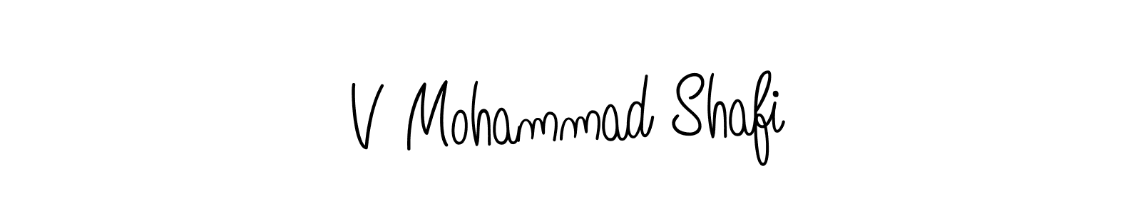 Angelique-Rose-font-FFP is a professional signature style that is perfect for those who want to add a touch of class to their signature. It is also a great choice for those who want to make their signature more unique. Get V Mohammad Shafi name to fancy signature for free. V Mohammad Shafi signature style 5 images and pictures png