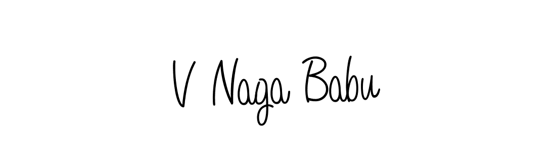 You can use this online signature creator to create a handwritten signature for the name V Naga Babu. This is the best online autograph maker. V Naga Babu signature style 5 images and pictures png