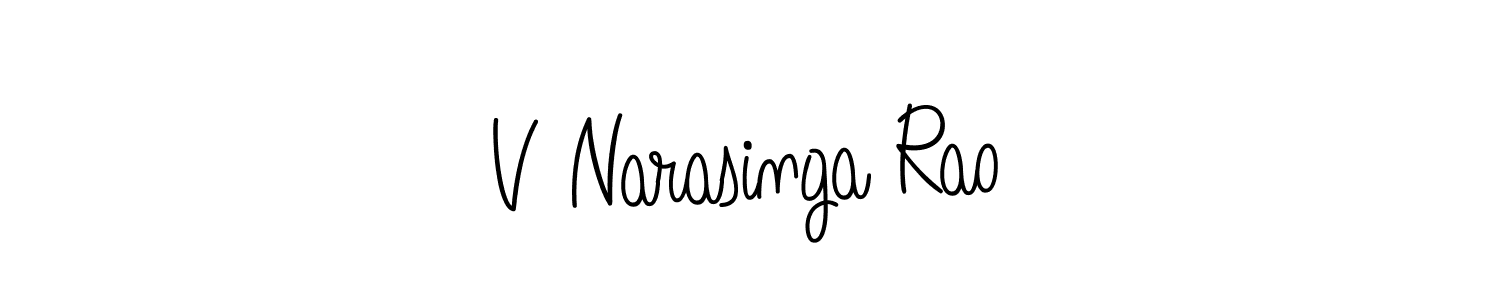 Angelique-Rose-font-FFP is a professional signature style that is perfect for those who want to add a touch of class to their signature. It is also a great choice for those who want to make their signature more unique. Get V Narasinga Rao name to fancy signature for free. V Narasinga Rao signature style 5 images and pictures png