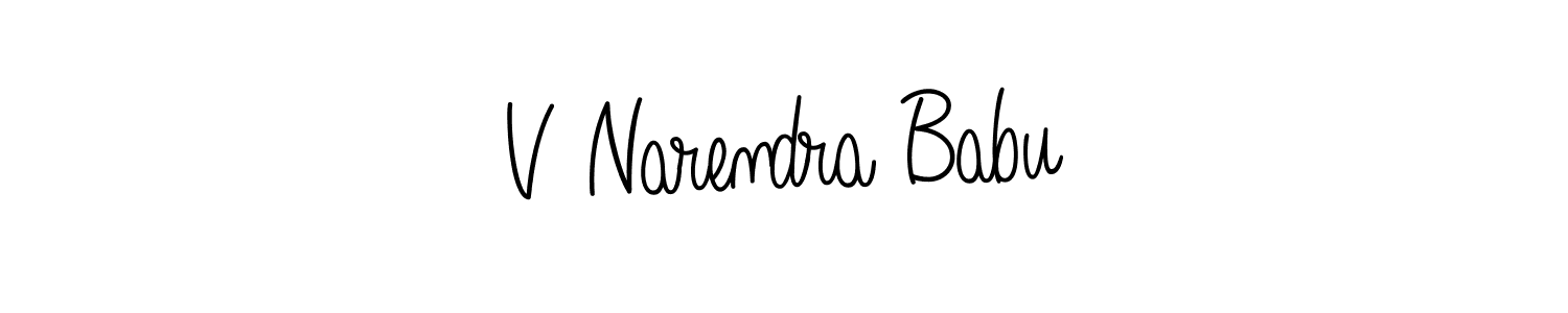 Once you've used our free online signature maker to create your best signature Angelique-Rose-font-FFP style, it's time to enjoy all of the benefits that V Narendra Babu name signing documents. V Narendra Babu signature style 5 images and pictures png