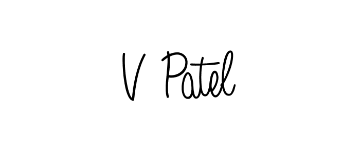 Similarly Angelique-Rose-font-FFP is the best handwritten signature design. Signature creator online .You can use it as an online autograph creator for name V Patel. V Patel signature style 5 images and pictures png