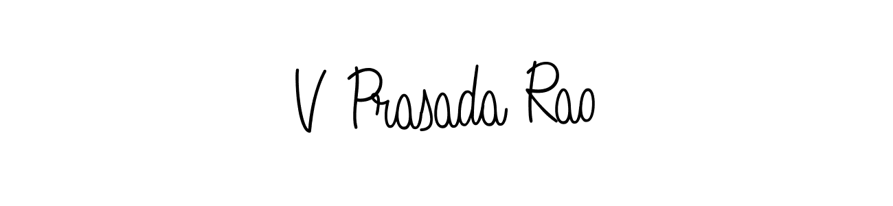 Also we have V Prasada Rao name is the best signature style. Create professional handwritten signature collection using Angelique-Rose-font-FFP autograph style. V Prasada Rao signature style 5 images and pictures png