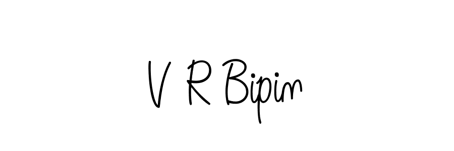 How to Draw V R Bipin signature style? Angelique-Rose-font-FFP is a latest design signature styles for name V R Bipin. V R Bipin signature style 5 images and pictures png