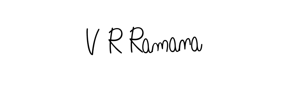 It looks lik you need a new signature style for name V R Ramana. Design unique handwritten (Angelique-Rose-font-FFP) signature with our free signature maker in just a few clicks. V R Ramana signature style 5 images and pictures png