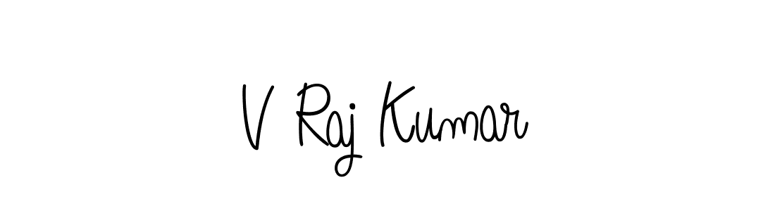 Similarly Angelique-Rose-font-FFP is the best handwritten signature design. Signature creator online .You can use it as an online autograph creator for name V Raj Kumar. V Raj Kumar signature style 5 images and pictures png