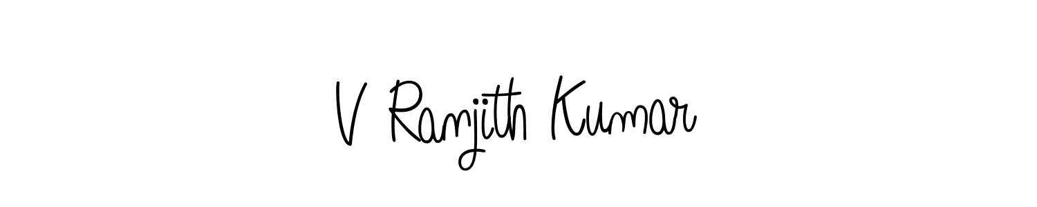 Here are the top 10 professional signature styles for the name V Ranjith Kumar. These are the best autograph styles you can use for your name. V Ranjith Kumar signature style 5 images and pictures png