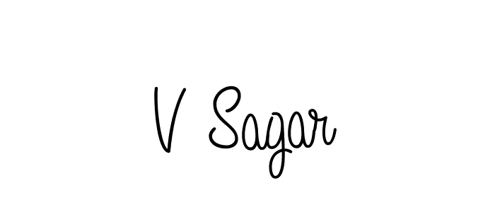 You can use this online signature creator to create a handwritten signature for the name V Sagar. This is the best online autograph maker. V Sagar signature style 5 images and pictures png
