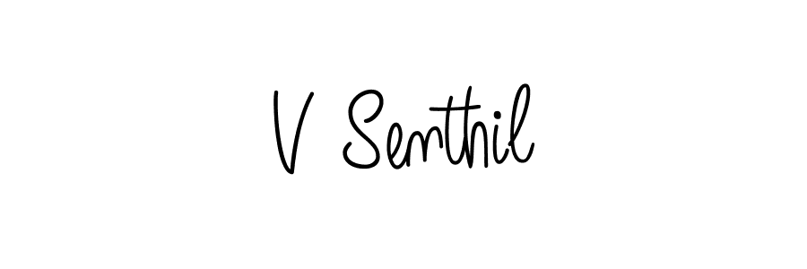 Similarly Angelique-Rose-font-FFP is the best handwritten signature design. Signature creator online .You can use it as an online autograph creator for name V Senthil. V Senthil signature style 5 images and pictures png