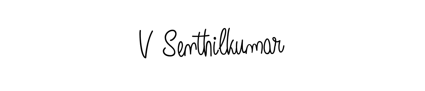 Make a beautiful signature design for name V Senthilkumar. Use this online signature maker to create a handwritten signature for free. V Senthilkumar signature style 5 images and pictures png