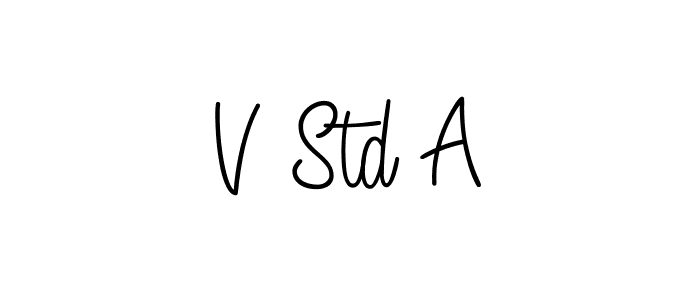This is the best signature style for the V Std A name. Also you like these signature font (Angelique-Rose-font-FFP). Mix name signature. V Std A signature style 5 images and pictures png