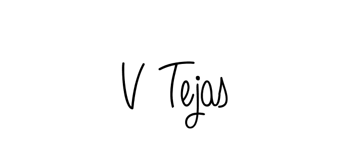 Similarly Angelique-Rose-font-FFP is the best handwritten signature design. Signature creator online .You can use it as an online autograph creator for name V Tejas. V Tejas signature style 5 images and pictures png