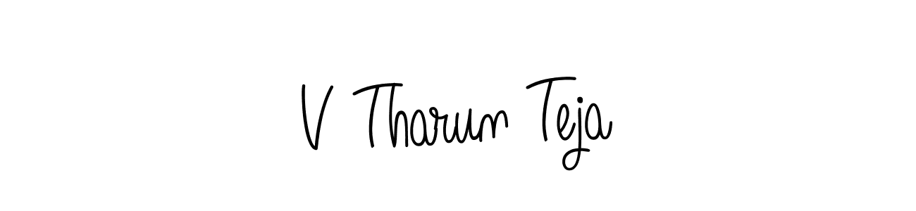 It looks lik you need a new signature style for name V Tharun Teja. Design unique handwritten (Angelique-Rose-font-FFP) signature with our free signature maker in just a few clicks. V Tharun Teja signature style 5 images and pictures png