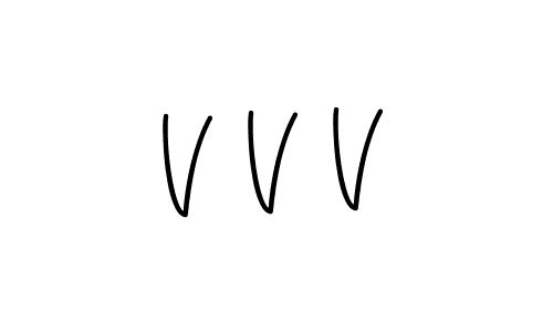 Make a beautiful signature design for name V V V. With this signature (Angelique-Rose-font-FFP) style, you can create a handwritten signature for free. V V V signature style 5 images and pictures png