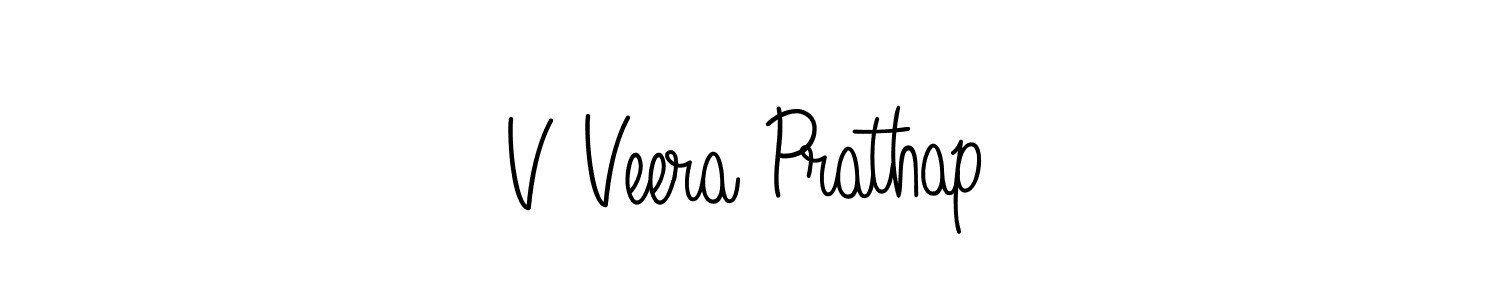 V Veera Prathap stylish signature style. Best Handwritten Sign (Angelique-Rose-font-FFP) for my name. Handwritten Signature Collection Ideas for my name V Veera Prathap. V Veera Prathap signature style 5 images and pictures png
