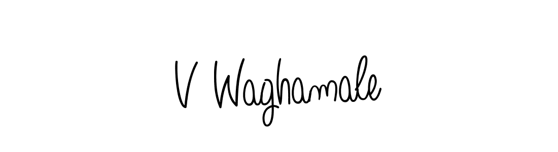 Here are the top 10 professional signature styles for the name V Waghamale. These are the best autograph styles you can use for your name. V Waghamale signature style 5 images and pictures png