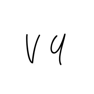 The best way (Angelique-Rose-font-FFP) to make a short signature is to pick only two or three words in your name. The name V Y include a total of six letters. For converting this name. V Y signature style 5 images and pictures png