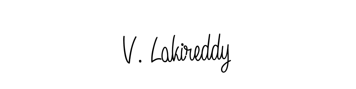 Make a short V. Lakireddy signature style. Manage your documents anywhere anytime using Angelique-Rose-font-FFP. Create and add eSignatures, submit forms, share and send files easily. V. Lakireddy signature style 5 images and pictures png