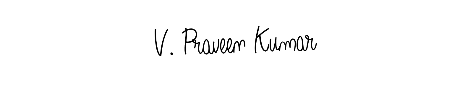 You can use this online signature creator to create a handwritten signature for the name V. Praveen Kumar. This is the best online autograph maker. V. Praveen Kumar signature style 5 images and pictures png