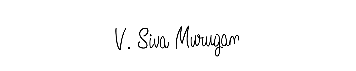 Make a beautiful signature design for name V. Siva Murugan. Use this online signature maker to create a handwritten signature for free. V. Siva Murugan signature style 5 images and pictures png