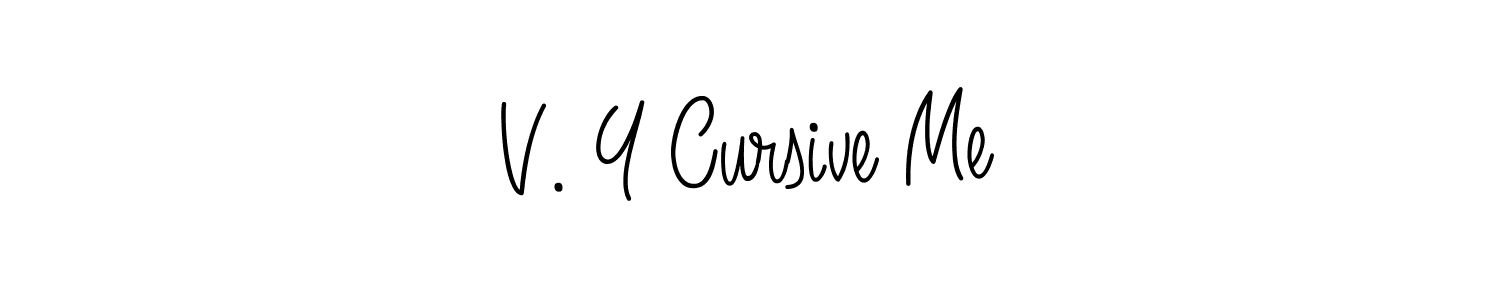 Make a beautiful signature design for name V. Y Cursive Me. Use this online signature maker to create a handwritten signature for free. V. Y Cursive Me signature style 5 images and pictures png