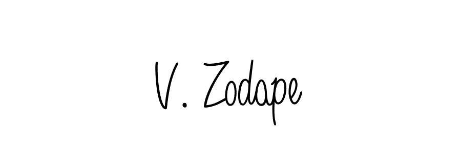 Once you've used our free online signature maker to create your best signature Angelique-Rose-font-FFP style, it's time to enjoy all of the benefits that V. Zodape name signing documents. V. Zodape signature style 5 images and pictures png