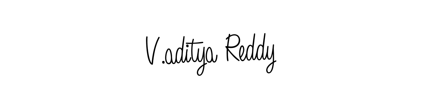 Make a beautiful signature design for name V.aditya Reddy. Use this online signature maker to create a handwritten signature for free. V.aditya Reddy signature style 5 images and pictures png