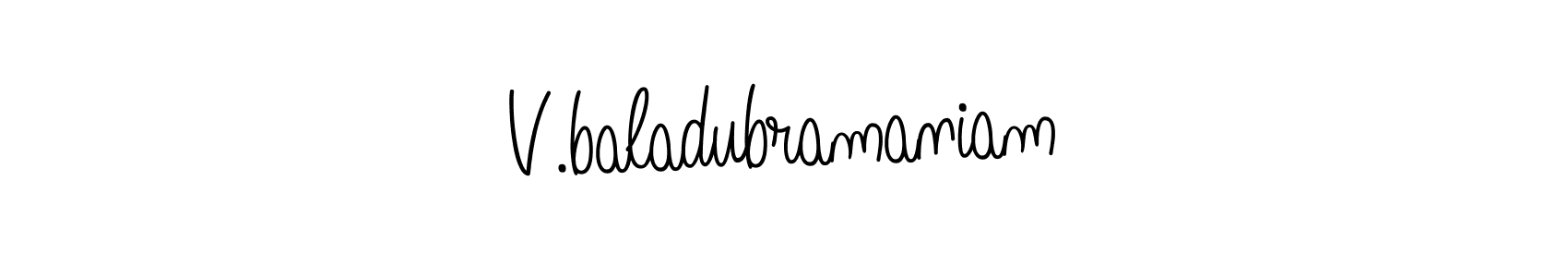 You can use this online signature creator to create a handwritten signature for the name V.baladubramaniam. This is the best online autograph maker. V.baladubramaniam signature style 5 images and pictures png