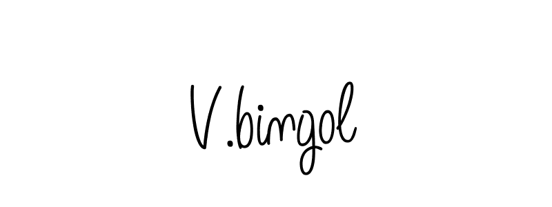 It looks lik you need a new signature style for name V.bingol. Design unique handwritten (Angelique-Rose-font-FFP) signature with our free signature maker in just a few clicks. V.bingol signature style 5 images and pictures png