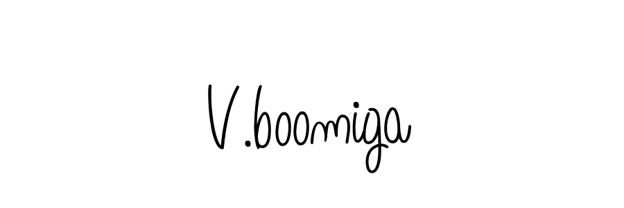 Once you've used our free online signature maker to create your best signature Angelique-Rose-font-FFP style, it's time to enjoy all of the benefits that V.boomiga name signing documents. V.boomiga signature style 5 images and pictures png