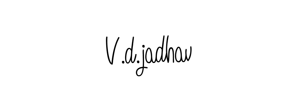 Best and Professional Signature Style for V.d.jadhav. Angelique-Rose-font-FFP Best Signature Style Collection. V.d.jadhav signature style 5 images and pictures png