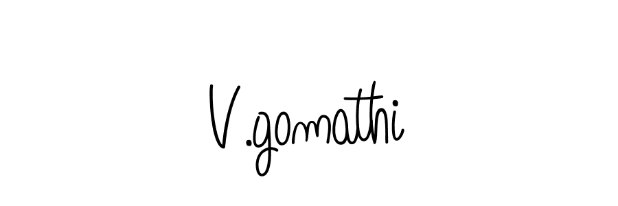 Make a short V.gomathi signature style. Manage your documents anywhere anytime using Angelique-Rose-font-FFP. Create and add eSignatures, submit forms, share and send files easily. V.gomathi signature style 5 images and pictures png