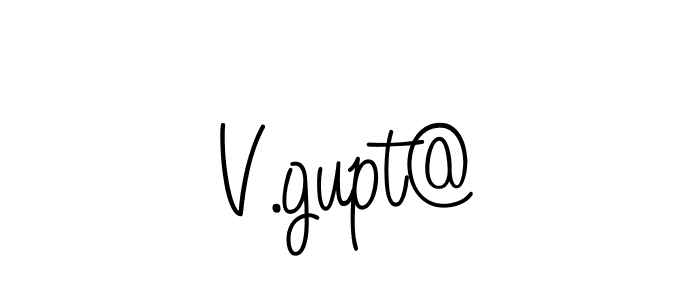How to Draw V.gupt@ signature style? Angelique-Rose-font-FFP is a latest design signature styles for name V.gupt@. V.gupt@ signature style 5 images and pictures png